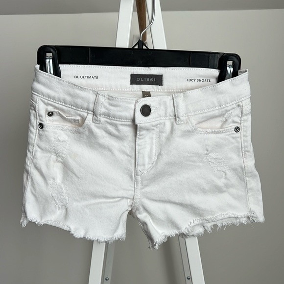 EUC DL1961 White Lucy Shorts - Picture 2 of 5